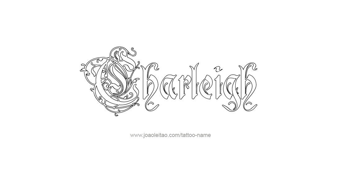 Tattoo Design Name Charleigh  