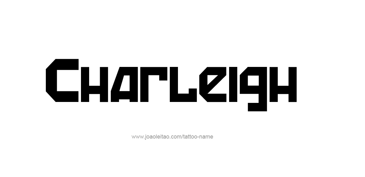 Tattoo Design Name Charleigh  