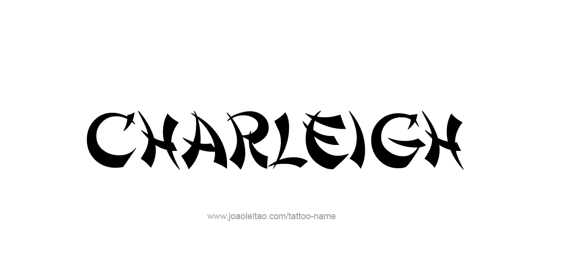 Tattoo Design Name Charleigh  