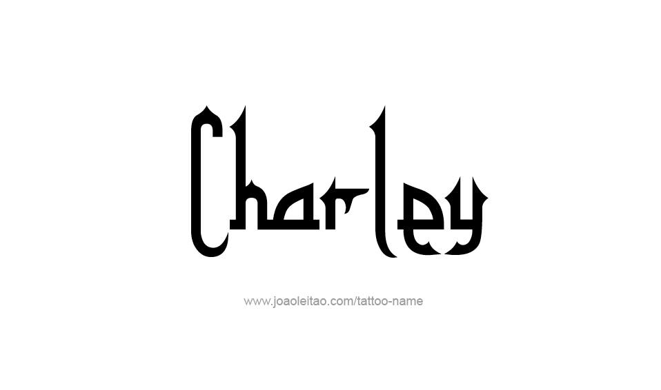 Tattoo Design Name Charley  