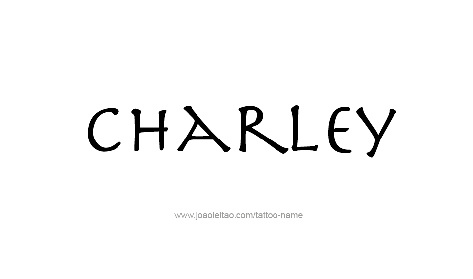 Tattoo Design Name Charley  