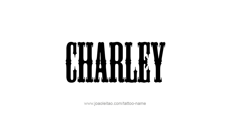 Tattoo Design Name Charley  