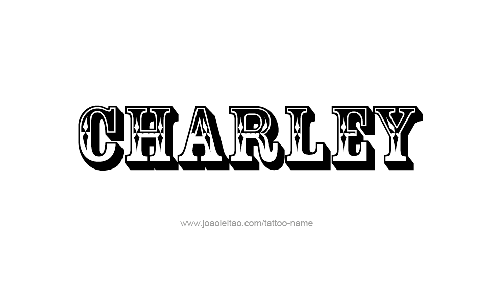 Tattoo Design Name Charley  