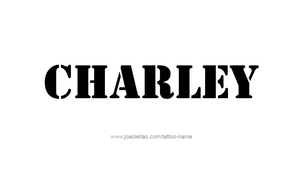 Tattoo Design Name Charley  