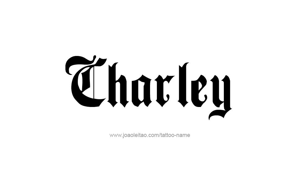 Tattoo Design Name Charley  