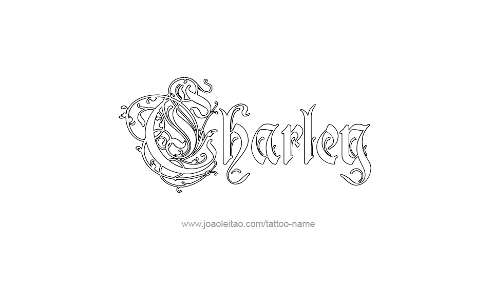 Tattoo Design Name Charley  