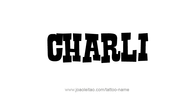 Tattoo Design Name Charli  