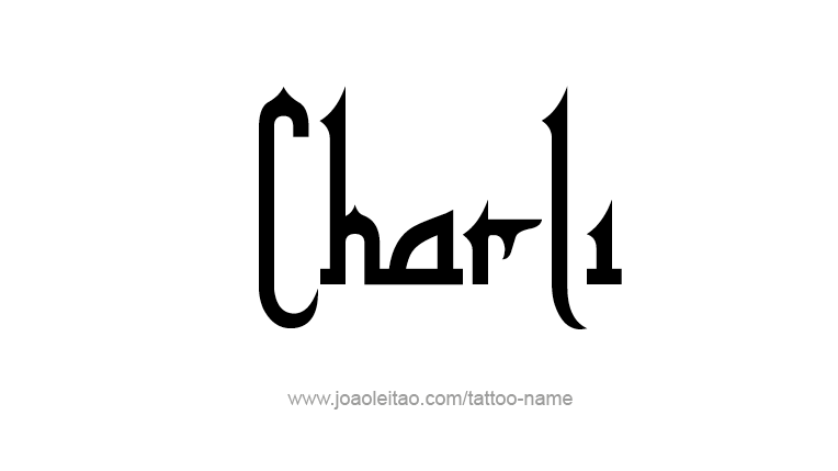 Tattoo Design Name Charli  