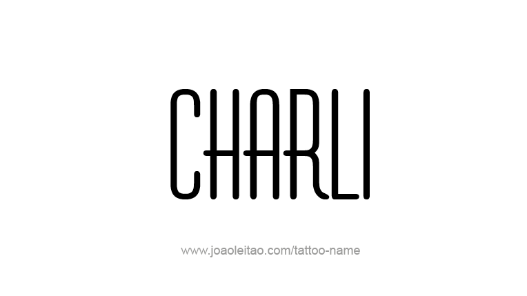 Tattoo Design Name Charli  