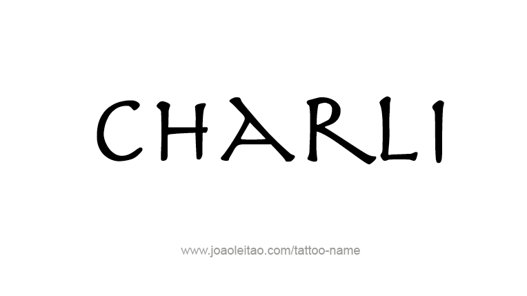 Tattoo Design Name Charli  