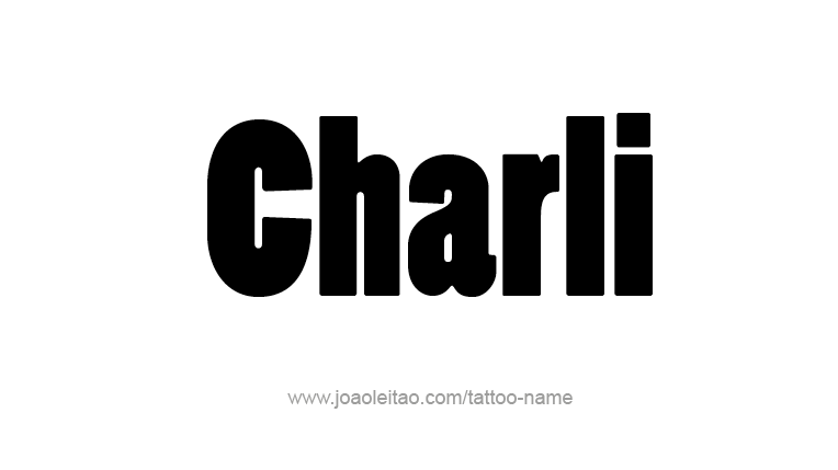 Tattoo Design Name Charli  