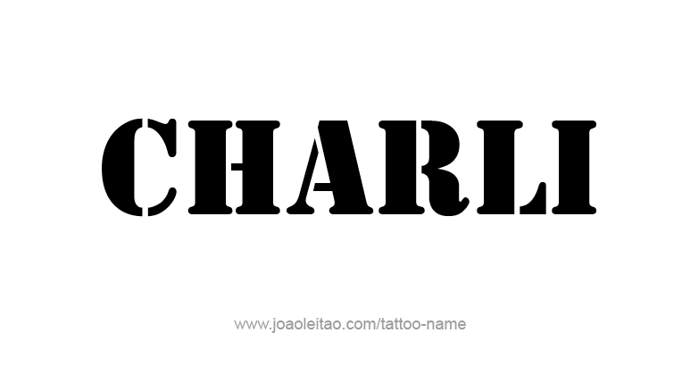 Tattoo Design Name Charli  