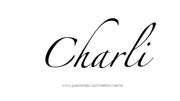 Tattoo Design Name Charli  