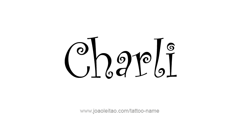 Tattoo Design Name Charli  