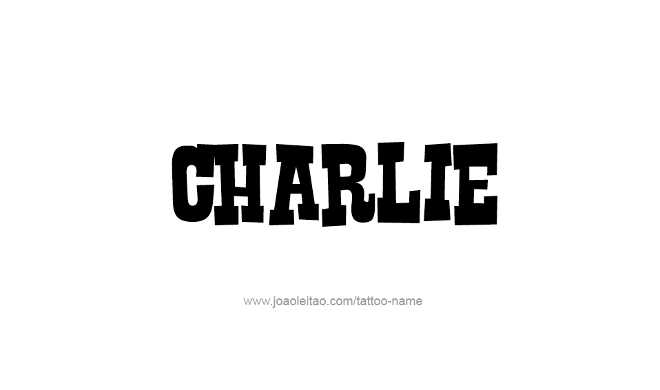 Tattoo Design Name Charlie  