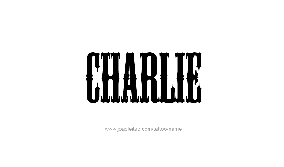 Tattoo Design Name Charlie  