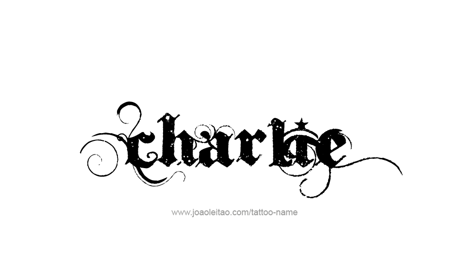 Tattoo Design Name Charlie  