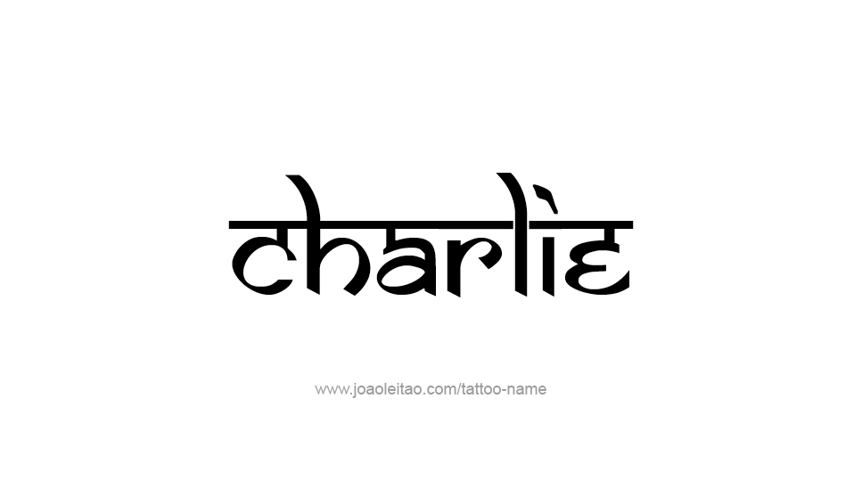 Tattoo Design Name Charlie  