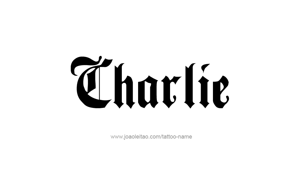 Tattoo Design Name Charlie  