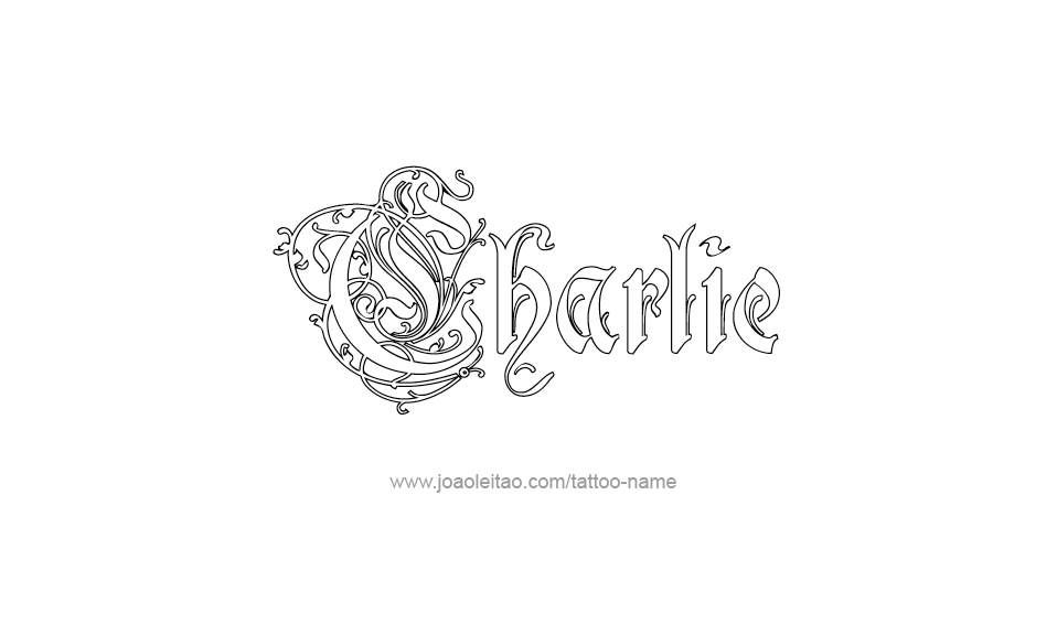 Tattoo Design Name Charlie  