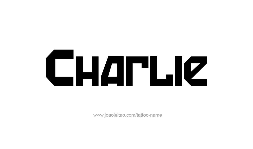 Tattoo Design Name Charlie  