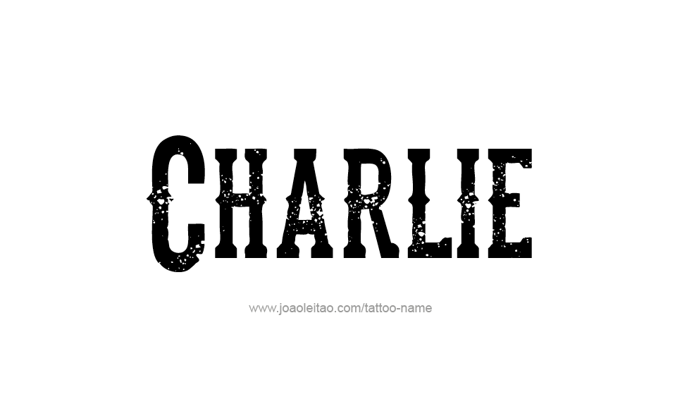 Tattoo Design Name Charlie  