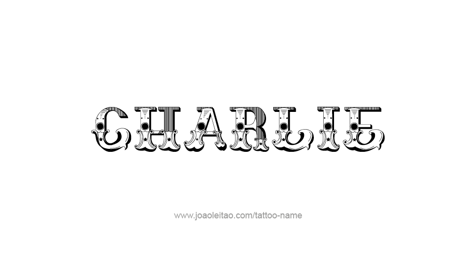 Tattoo Design Name Charlie  