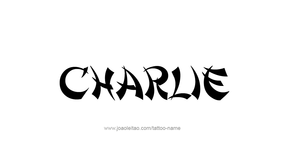 Tattoo Design Name Charlie  