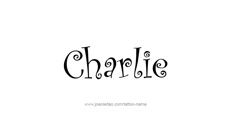 Tattoo Design Name Charlie  