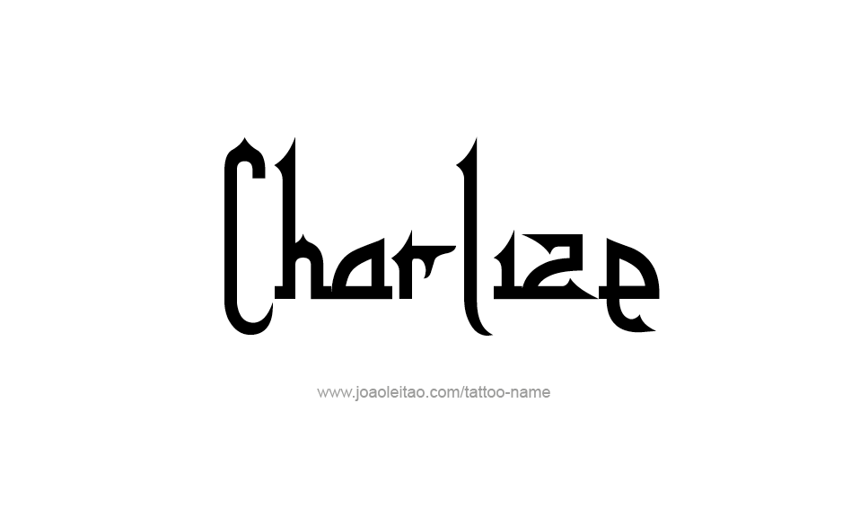 Tattoo Design Name Charlize  