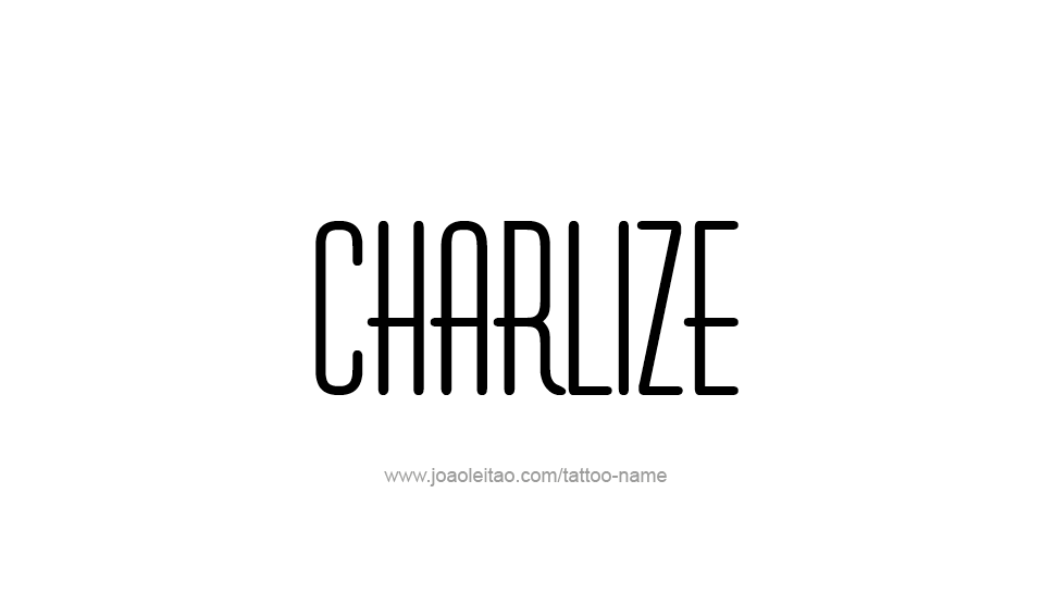 Tattoo Design Name Charlize  