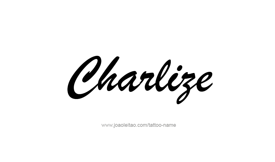 Tattoo Design Name Charlize  