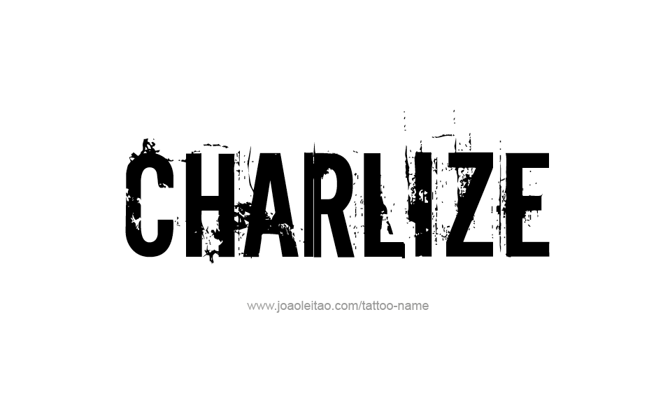 Tattoo Design Name Charlize  