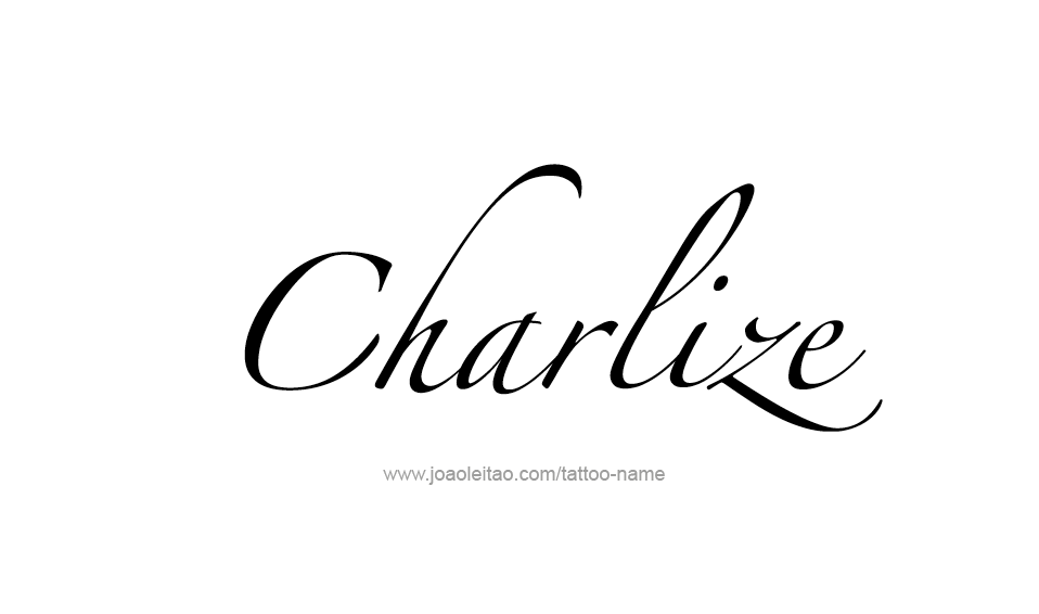 Tattoo Design Name Charlize  