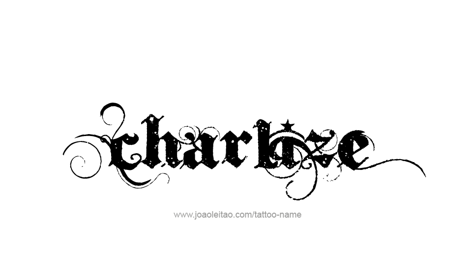 Tattoo Design Name Charlize  