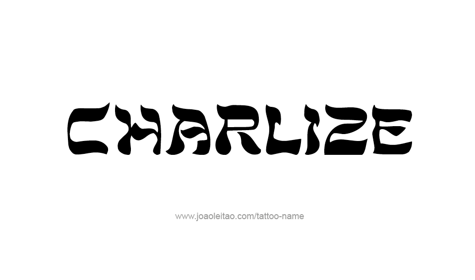 Tattoo Design Name Charlize  