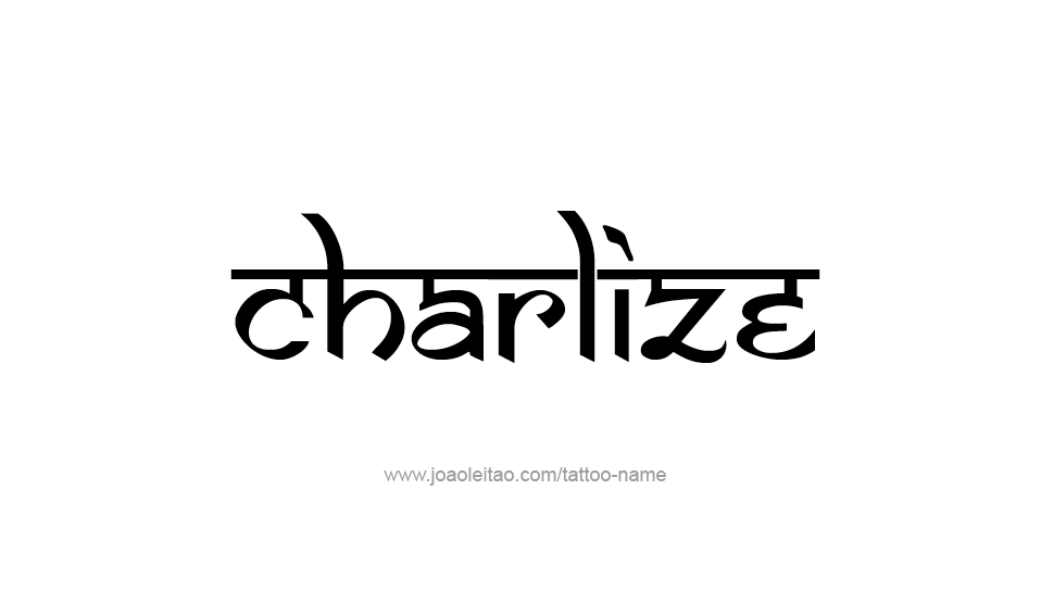 Tattoo Design Name Charlize  