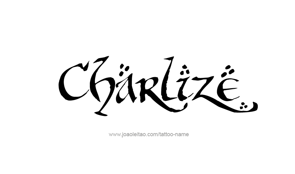 Tattoo Design Name Charlize  