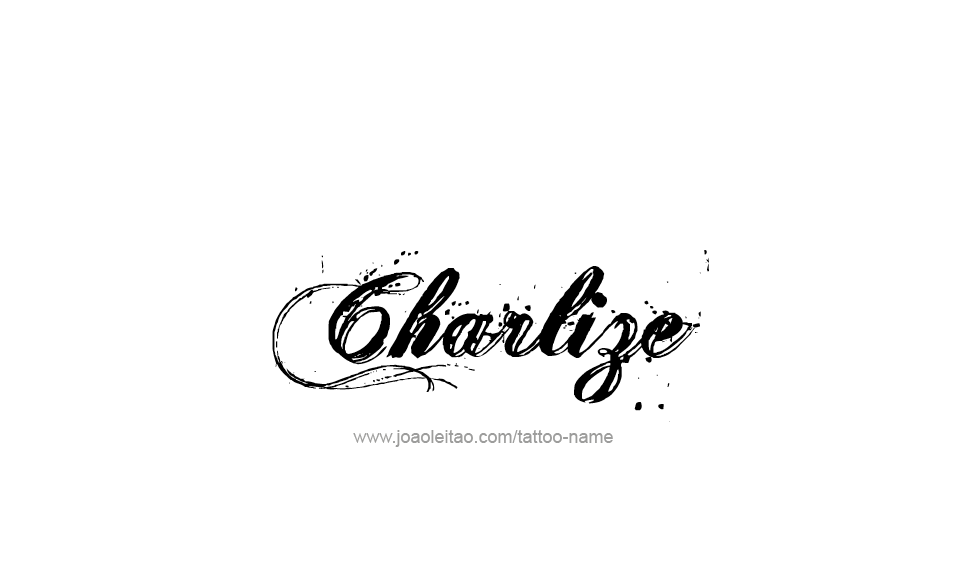 Tattoo Design Name Charlize  