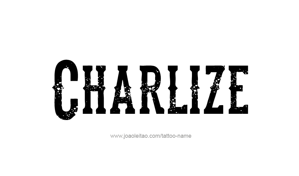 Tattoo Design Name Charlize  