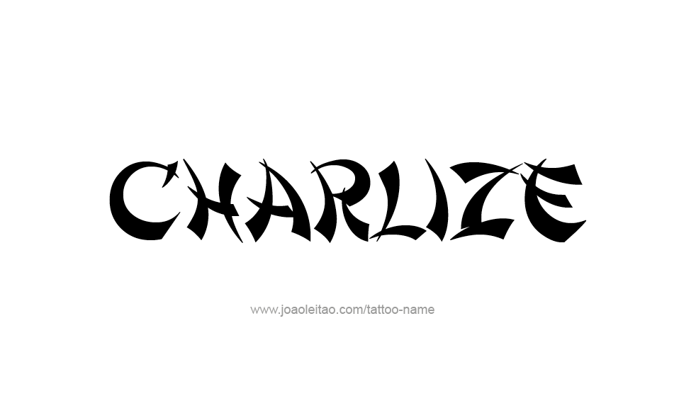 Tattoo Design Name Charlize  