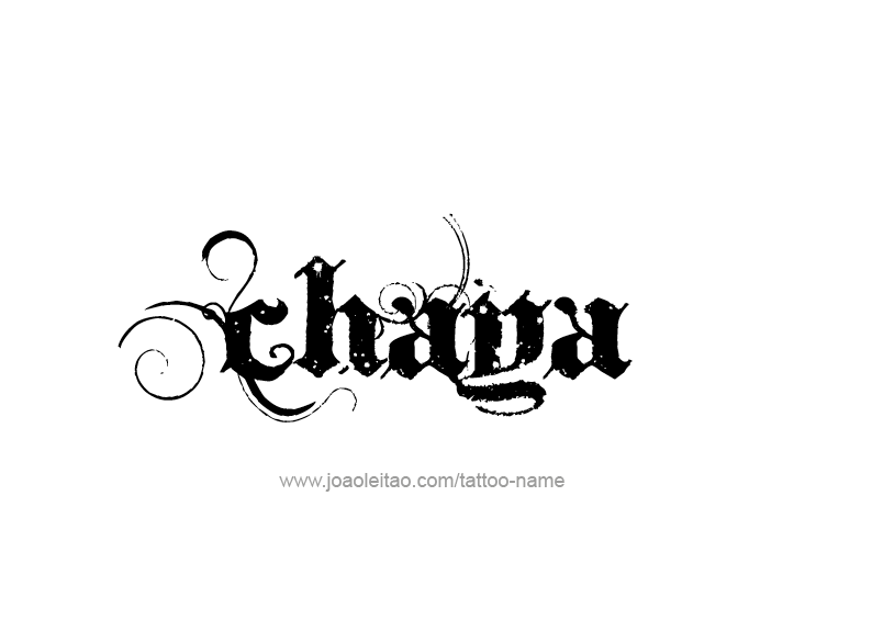 Tattoo Design Name Chaya  