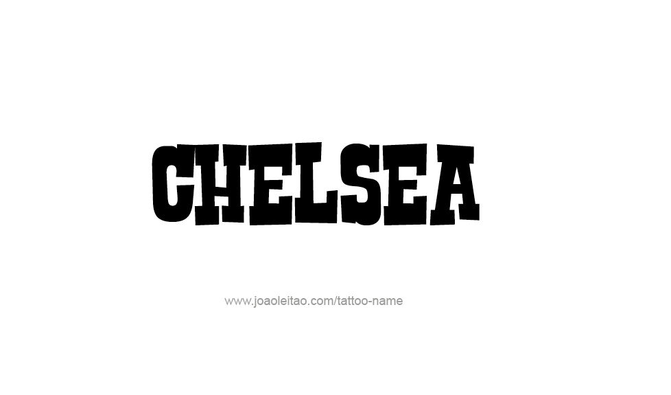 Tattoo Design Name Chelsea  