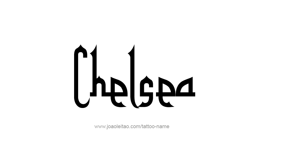 Tattoo Design Name Chelsea  