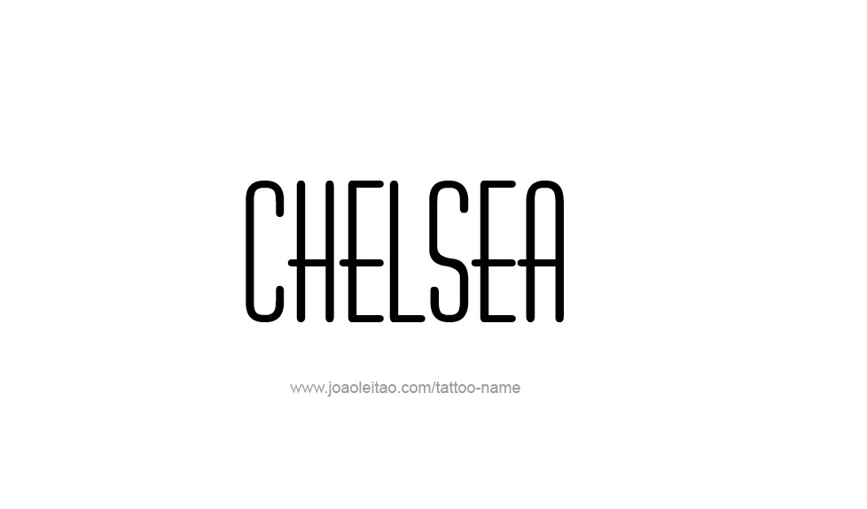 Tattoo Design Name Chelsea  