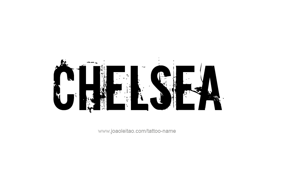 Tattoo Design Name Chelsea  