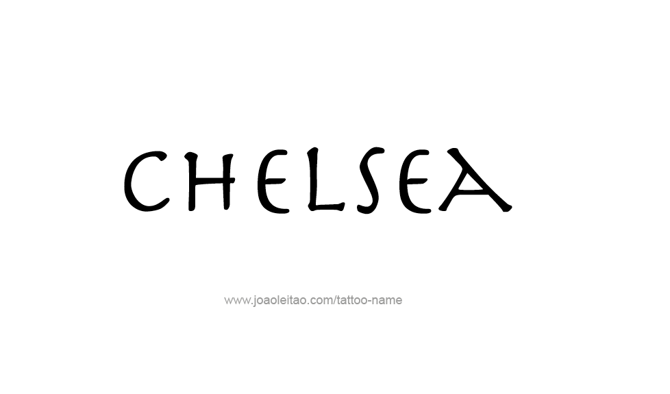 Tattoo Design Name Chelsea  