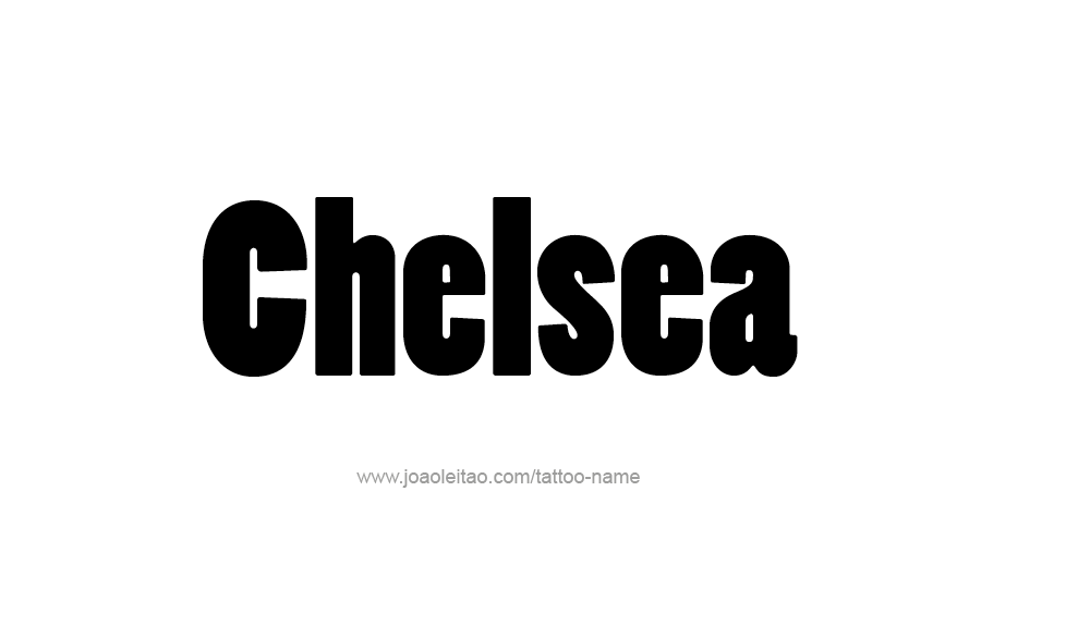 Tattoo Design Name Chelsea  