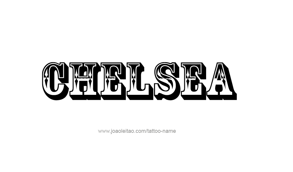 Tattoo Design Name Chelsea  