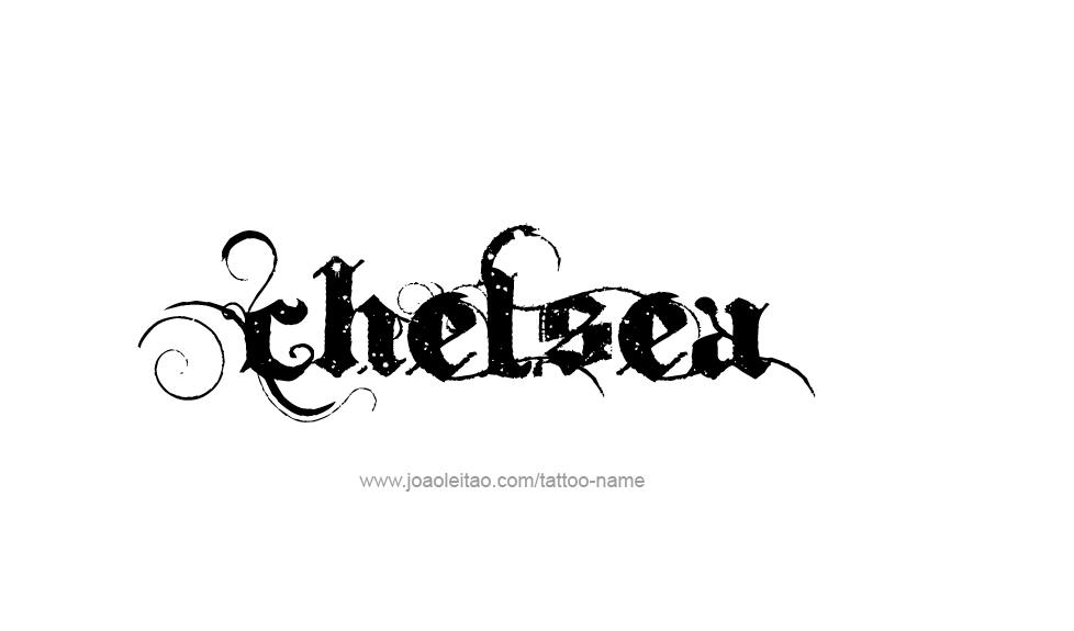 Tattoo Design Name Chelsea  